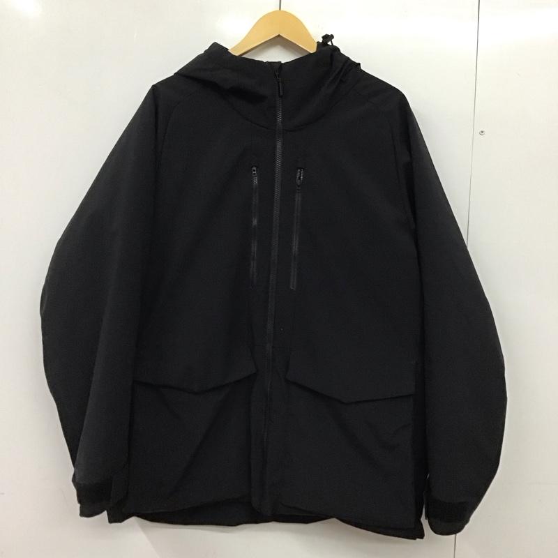 ユニクロ UNIQLO ジャケット、上着 ジャンパー、ブルゾン 311-449723 ダウンジャケット アウター ジップアップジャケット XL 無地 黒 / ブラック / black メンズ USED 古着 中古 10152514