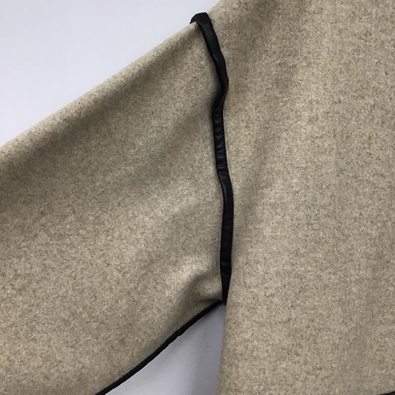 カスタネ Kastane コート コート一般 ロングコート ノーカラージャケット アウター FREE 無地 ベージュ / ベージュ / beige レディース USED 古着 中古 10152515