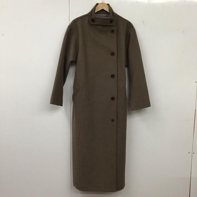 ビームス ハート BEAMS HEART コート コート一般 ロングコート スタンドカラージャケット アウター 無地 茶 / ブラウン / brown レディース USED 古着 中古 10152517