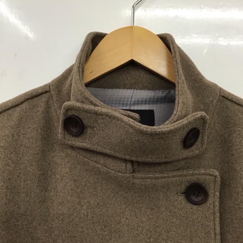 ビームス ハート BEAMS HEART コート コート一般 ロングコート スタンドカラージャケット アウター 無地 茶 / ブラウン / brown レディース USED 古着 中古 10152517