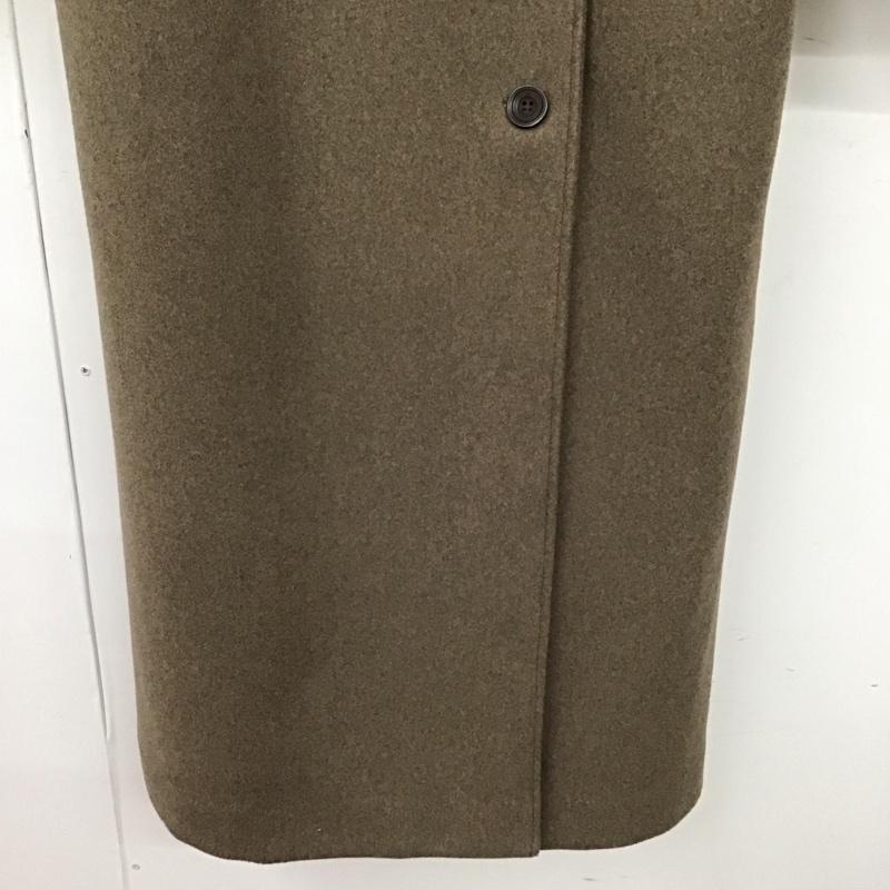 ビームス ハート BEAMS HEART コート コート一般 ロングコート スタンドカラージャケット アウター 無地 茶 / ブラウン / brown レディース USED 古着 中古 10152517
