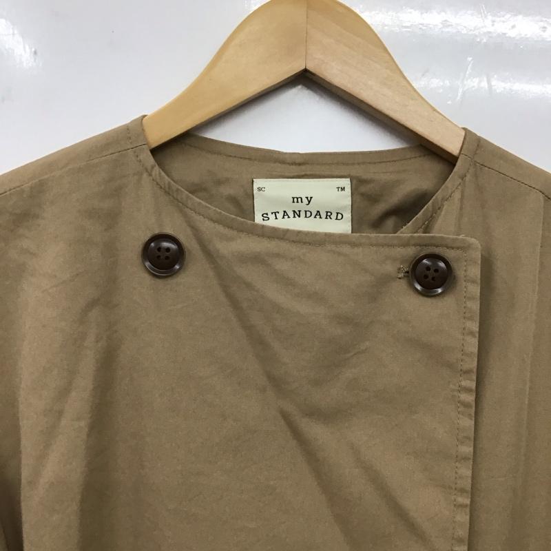 スタディオクリップ studio CLIP コート トレンチコート ロングコート トレンチコート アウター M 無地 ベージュ / ベージュ / beige レディース USED 古着 中古 10152520