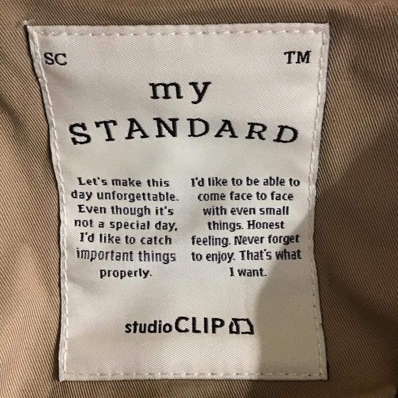 スタディオクリップ studio CLIP コート トレンチコート ロングコート トレンチコート アウター M 無地 ベージュ / ベージュ / beige レディース USED 古着 中古 10152520