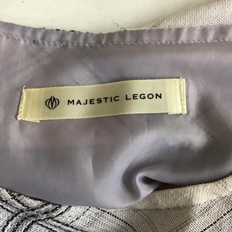 マジェスティックレゴン MAJESTIC LEGON ワンピース ロングスカート ロングワンピース ノースリーブロングワンピース M チェック 灰 / グレー / gray レディース USED 古着 中古 10152521