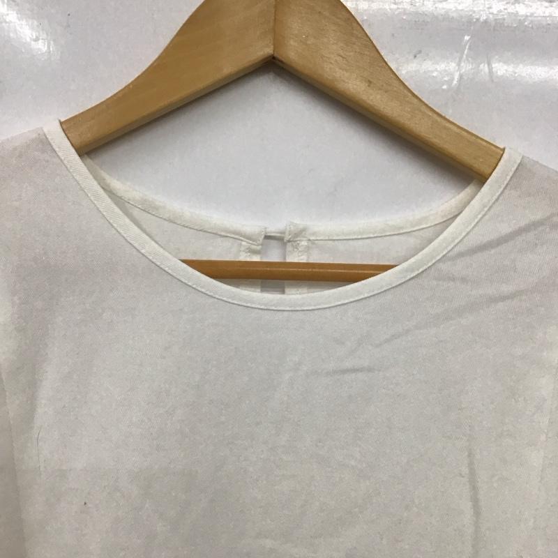 セポ cepo ワンピース ロングスカート 長袖ロングワンピース フレアスカート ストレッチ M 無地 白 / ホワイト / white レディース USED 古着 中古 10152525