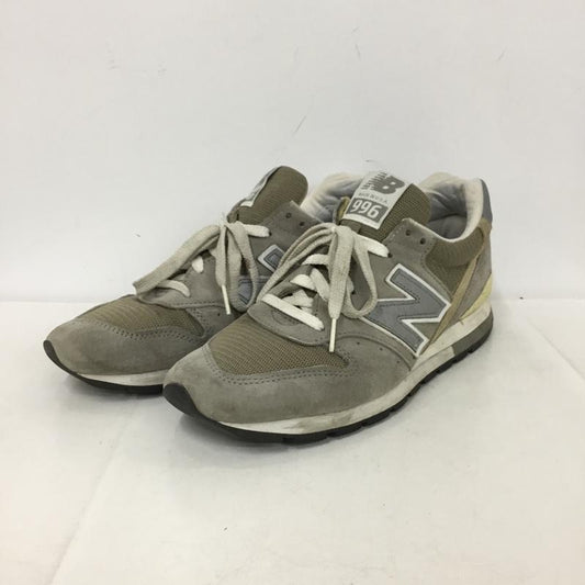 ニューバランス New Balance スニーカー スニーカー M996 USA製 27cm 27.0cm ロゴ、文字 灰 / グレー / gray メンズ USED 古着 中古 10152527