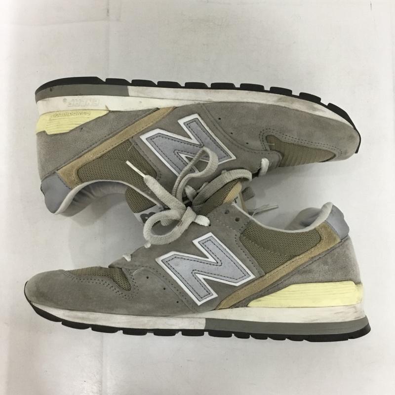 ニューバランス New Balance スニーカー スニーカー M996 USA製 27cm 27.0cm ロゴ、文字 灰 / グレー / gray メンズ USED 古着 中古 10152527