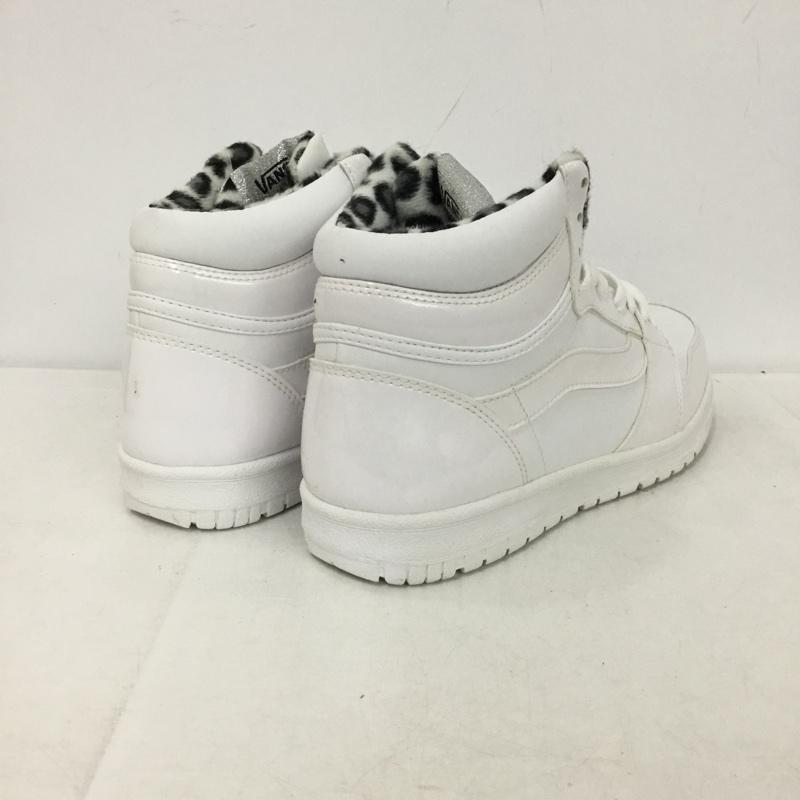 バンズ VANS スニーカー スニーカー V8080LEO RESOLUTION 23.5cm 23.5cm 無地 白 / ホワイト / white X 銀 / シルバー / silver color レディース USED 古着 中古 10152528