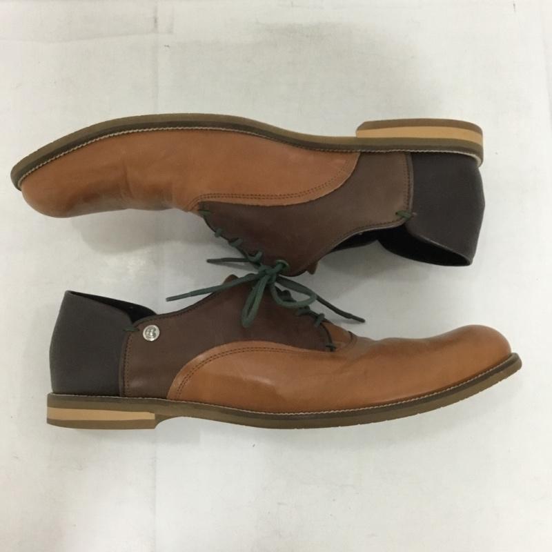 ランバンオンブルー LANVIN en Bleu 革靴 革靴 86130 レースアップシューズ 25 25.0cm ワンポイント 茶 / ブラウン / brown メンズ USED 古着 中古 10152529