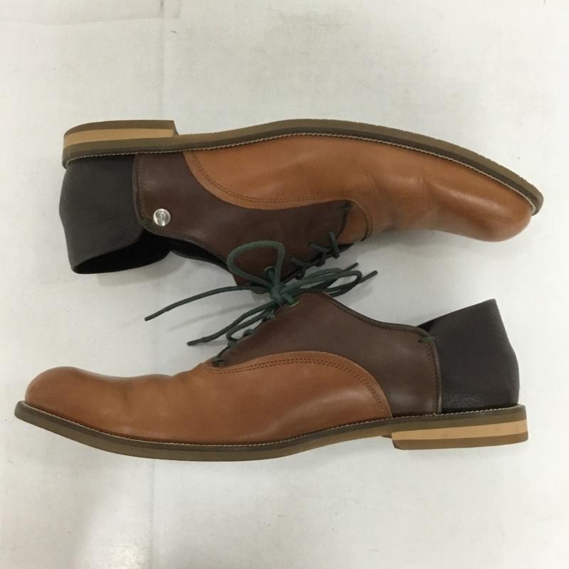 ランバンオンブルー LANVIN en Bleu 革靴 革靴 86130 レースアップシューズ 25 25.0cm ワンポイント 茶 / ブラウン / brown メンズ USED 古着 中古 10152529