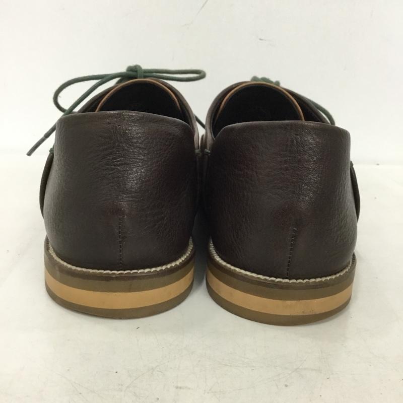 ランバンオンブルー LANVIN en Bleu 革靴 革靴 86130 レースアップシューズ 25 25.0cm ワンポイント 茶 / ブラウン / brown メンズ USED 古着 中古 10152529