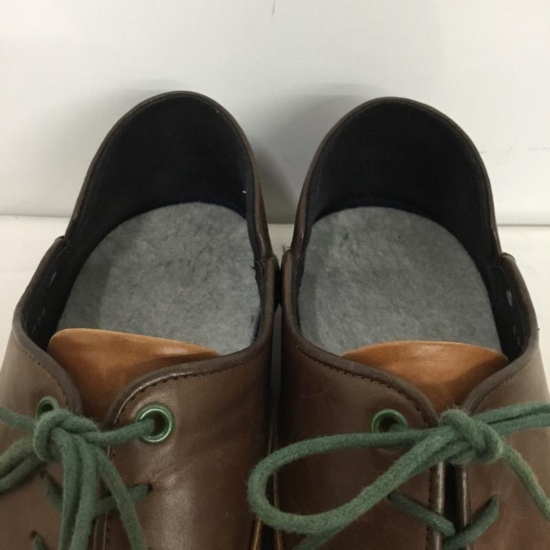 ランバンオンブルー LANVIN en Bleu 革靴 革靴 86130 レースアップシューズ 25 25.0cm ワンポイント 茶 / ブラウン / brown メンズ USED 古着 中古 10152529