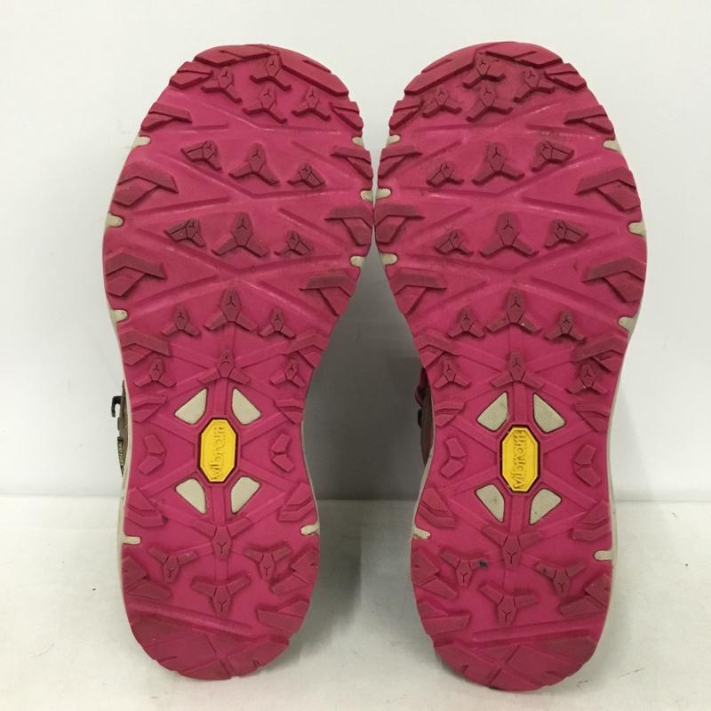 ザノースフェイス THE NORTH FACE アウトドアシューズ アウトドアシューズ 638874 トレッキングシューズ GORE-TEX 24.5cm 24.5cm ロゴ、文字 茶 / ブラウン / brown X 桃 / ピンク / pink レディース USED 古着 中古 10152533