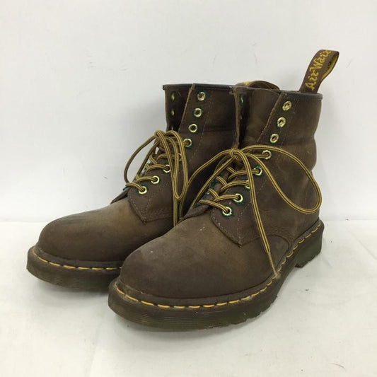 ドクターマーチン Dr.Martens ブーツ ショートブーツ 1460 8 ホールブーツ UK6 US：8 無地 茶 / ブラウン / brown レディース USED 古着 中古 10152535