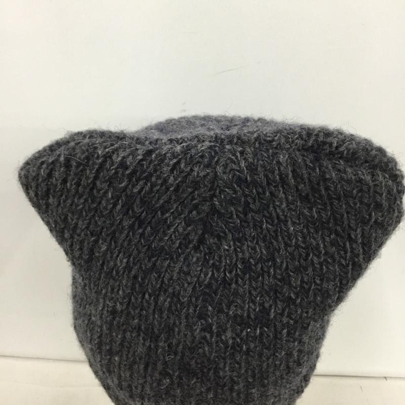 アンダーカバー UNDERCOVER 帽子 ニット帽 98-99AW ウール ナイロン 無地 紺 / ネイビー / navy メンズ USED 古着 中古 10152537
