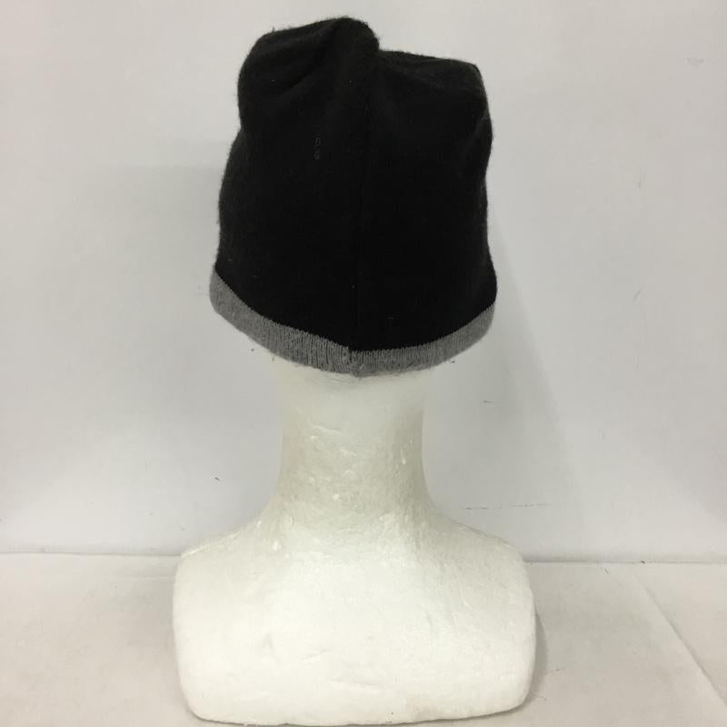 アベイシングエイプ A BATHING APE 帽子 ニット帽 ビーニー 初期 ワンポイント 黒 / ブラック / black X 灰 / グレー / gray メンズ USED 古着 中古 10152538