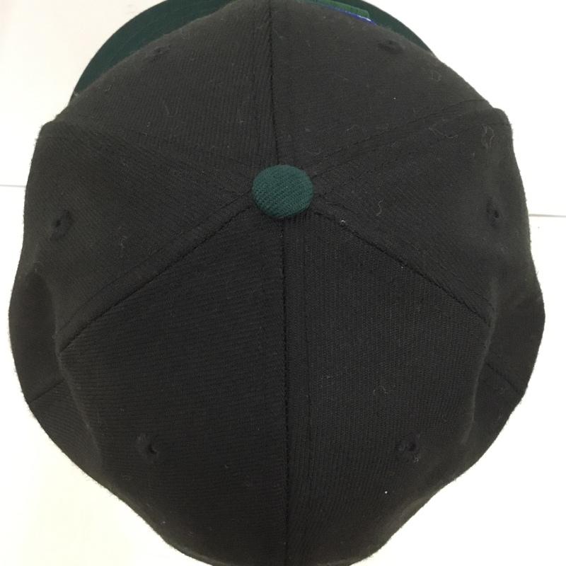 ニューエラ NEW ERA 帽子 キャップ 59FIFTY MLB タンパベイ レイズ 58.7cm ロゴ、文字 黒 / ブラック / black X 緑 / グリーン / green メンズ USED 古着 中古 10152540