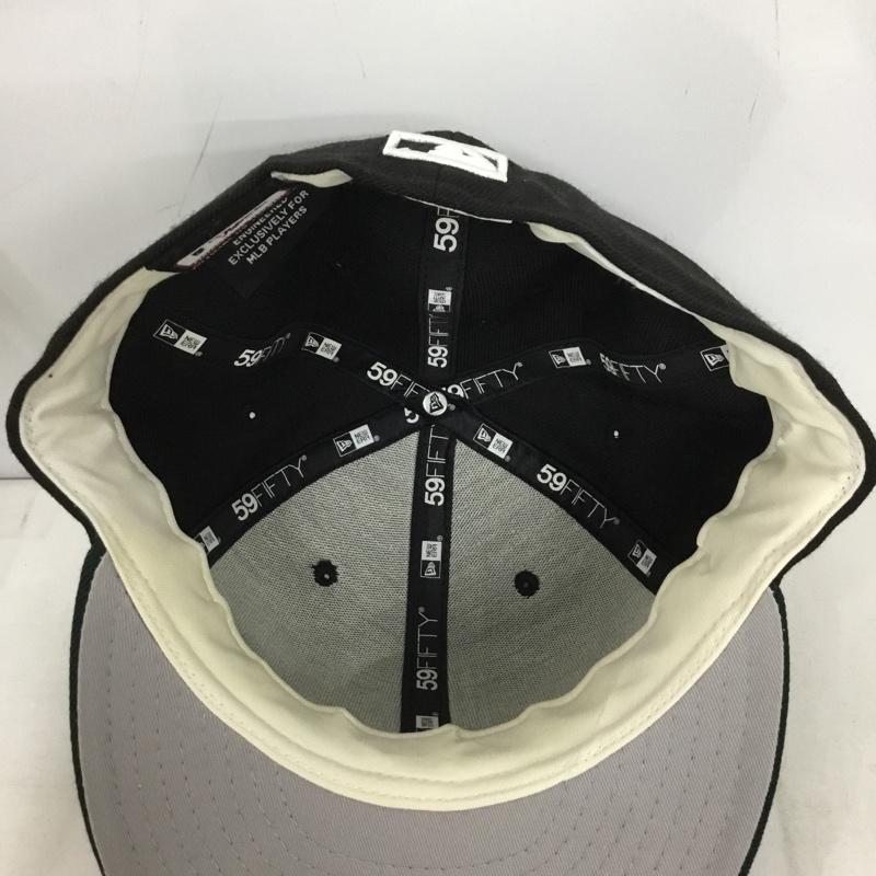 ニューエラ NEW ERA 帽子 キャップ 59FIFTY MLB タンパベイ レイズ 58.7cm ロゴ、文字 黒 / ブラック / black X 緑 / グリーン / green メンズ USED 古着 中古 10152540