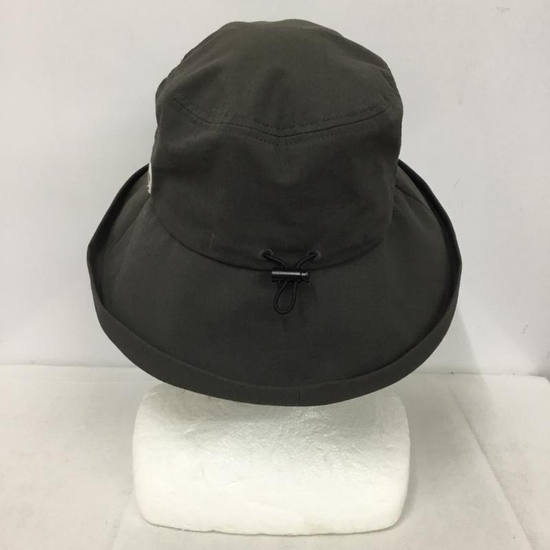マーモット Marmot 帽子 ハット アウトドアハット 57.5cm ロゴ、文字 チャコールグレー / チャコールグレー / レディース USED 古着 中古 10152543