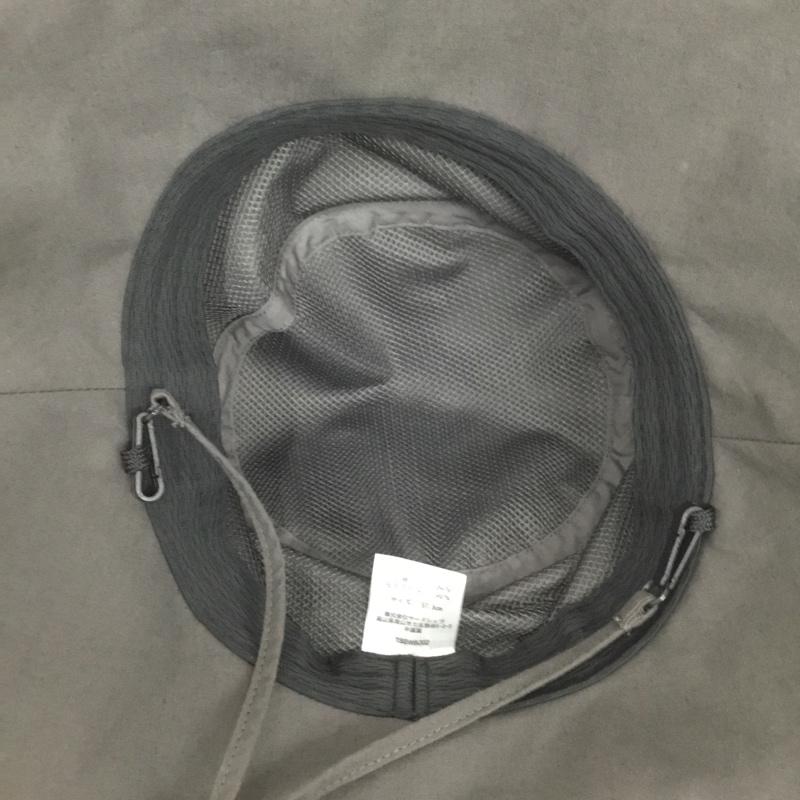 マーモット Marmot 帽子 ハット アウトドアハット 57.5cm ロゴ、文字 チャコールグレー / チャコールグレー / レディース USED 古着 中古 10152543