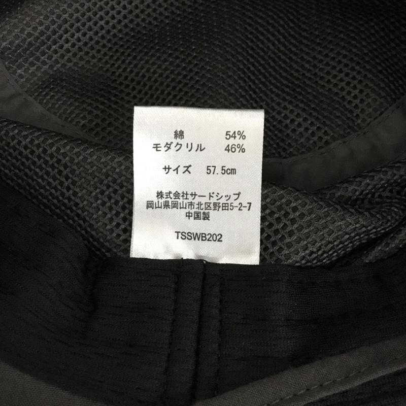 マーモット Marmot 帽子 ハット アウトドアハット 57.5cm ロゴ、文字 チャコールグレー / チャコールグレー / レディース USED 古着 中古 10152543