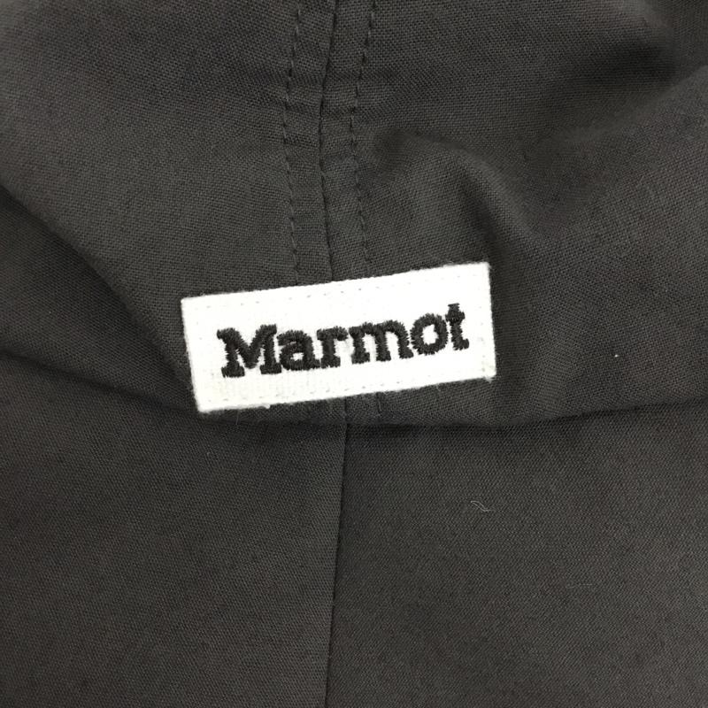 マーモット Marmot 帽子 ハット アウトドアハット 57.5cm ロゴ、文字 チャコールグレー / チャコールグレー / レディース USED 古着 中古 10152543
