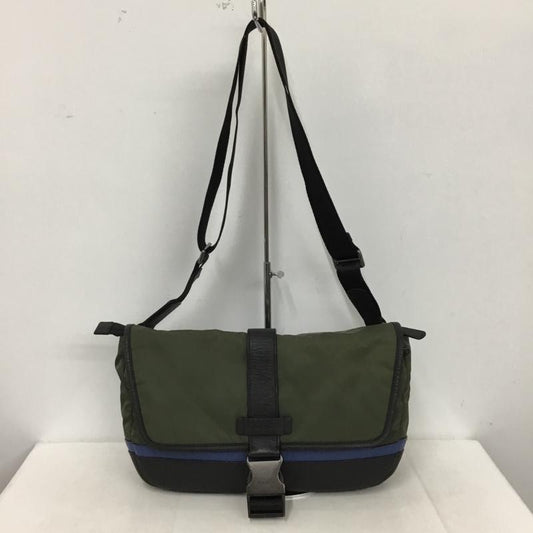 コーチ COACH メッセンジャーバッグ メッセンジャーバッグ F71238 ショルダーバッグ ロゴ、文字 カーキ / カーキ / khaki X 黒 / ブラック / black X 青 / ブルー / blue メンズ USED 古着 中古 10152547