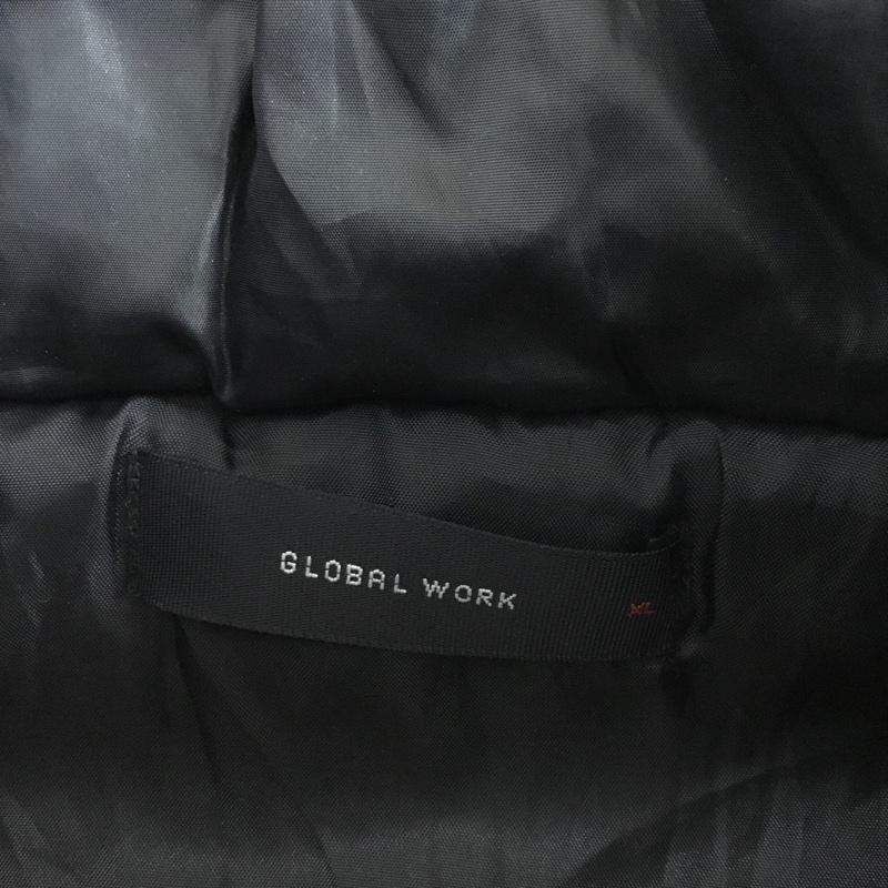 グローバルワーク GLOBAL WORK ジャケット、上着 ジャケット、ブレザー 中綿ジャケット XL 無地 黒 / ブラック / black メンズ USED 古着 中古 10152548