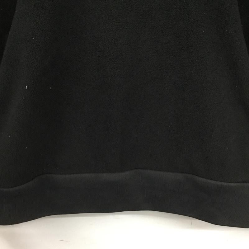 プーマ PUMA パーカー 長袖 672651-01 フード付ハーフジップフリース プルオーバージャケット 160 160cm ロゴ、文字 黒 / ブラック / black X 橙 / オレンジ / orange ボーイズ USED 古着 中古 10152553