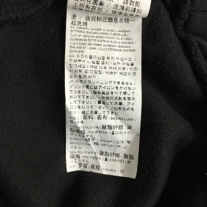 プーマ PUMA パーカー 長袖 672651-01 フード付ハーフジップフリース プルオーバージャケット 160 160cm ロゴ、文字 黒 / ブラック / black X 橙 / オレンジ / orange ボーイズ USED 古着 中古 10152553