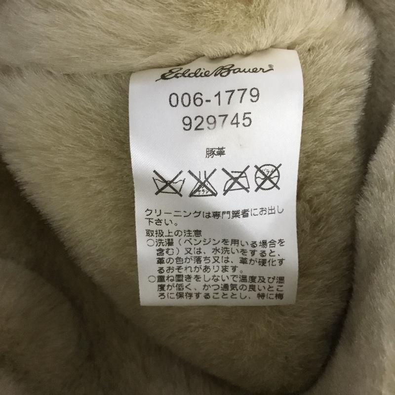 エディーバウアー Eddie Bauer コート コート一般 レザー 豚革 XS 無地 ベージュ / ベージュ / beige レディース USED 古着 中古 10152555