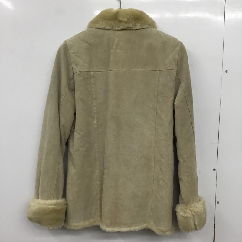 エディーバウアー Eddie Bauer コート コート一般 レザー 豚革 XS 無地 ベージュ / ベージュ / beige レディース USED 古着 中古 10152555