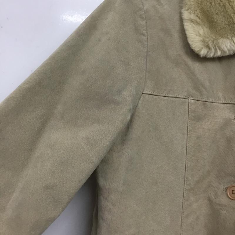エディーバウアー Eddie Bauer コート コート一般 レザー 豚革 XS 無地 ベージュ / ベージュ / beige レディース USED 古着 中古 10152555