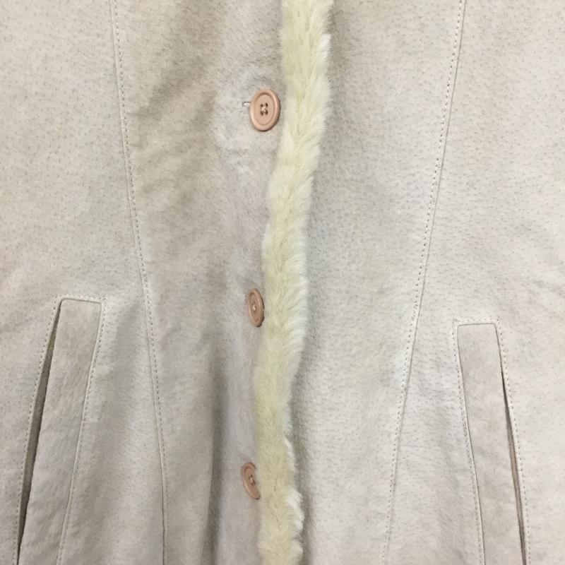 エディーバウアー Eddie Bauer コート コート一般 レザー 豚革 XS 無地 ベージュ / ベージュ / beige レディース USED 古着 中古 10152555