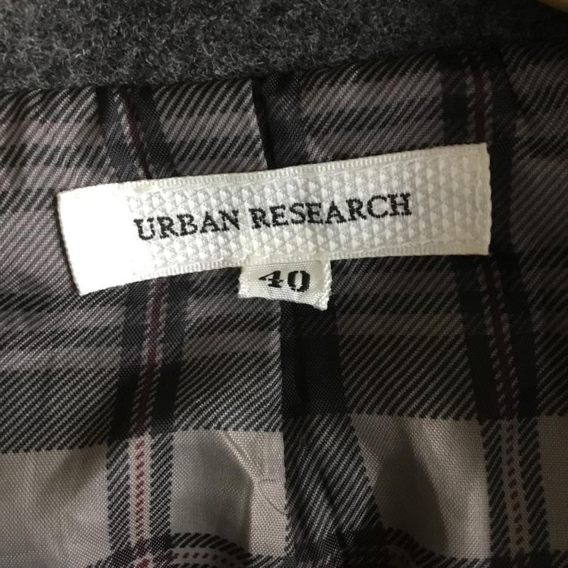 アーバンリサーチ URBAN RESEARCH コート コート一般 40 無地 灰 / グレー / gray メンズ USED 古着 中古 10152559