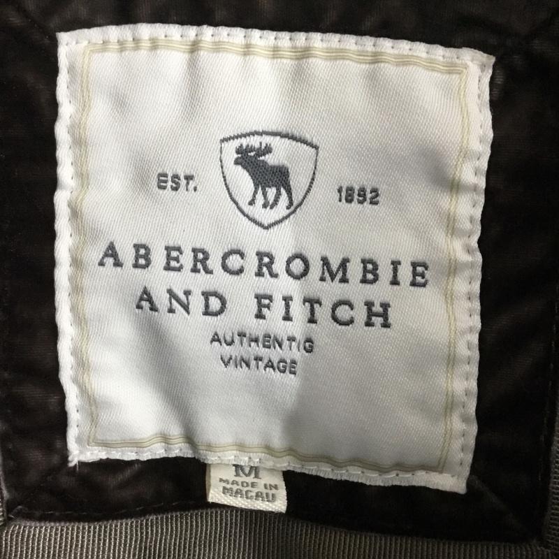 アバクロンビーアンドフィッチ ABERCROMBIE&FITCH ベスト ベスト 中綿ベスト M ワンポイント 灰 / グレー / gray レディース USED 古着 中古 10152562