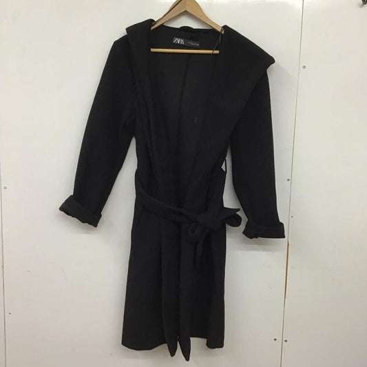 ザラ ZARA コート コート一般 M 無地 黒 / ブラック / black レディース USED 古着 中古 10152567