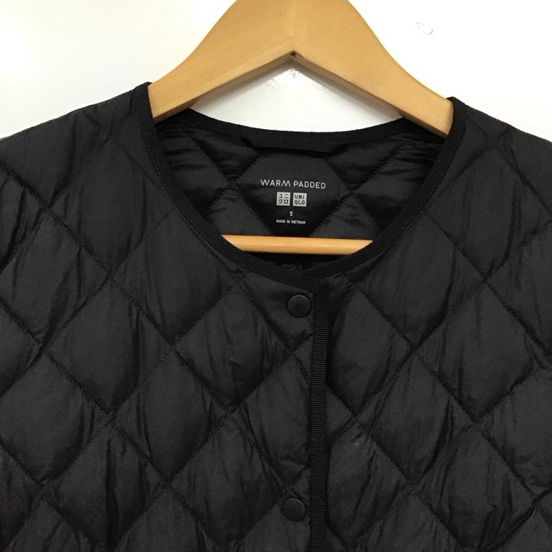 ユニクロ UNIQLO ジャケット、上着 ジャンパー、ブルゾン 211-450314 パフテックキルティングジャケット S 無地 黒 / ブラック / black レディース USED 古着 中古 10152568