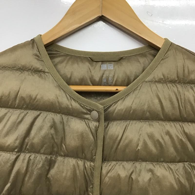 ユニクロ UNIQLO コート コート一般 212-409117 ウルトラライトダウンコンパクトコート L 無地 ベージュ / ベージュ / beige レディース USED 古着 中古 10152569