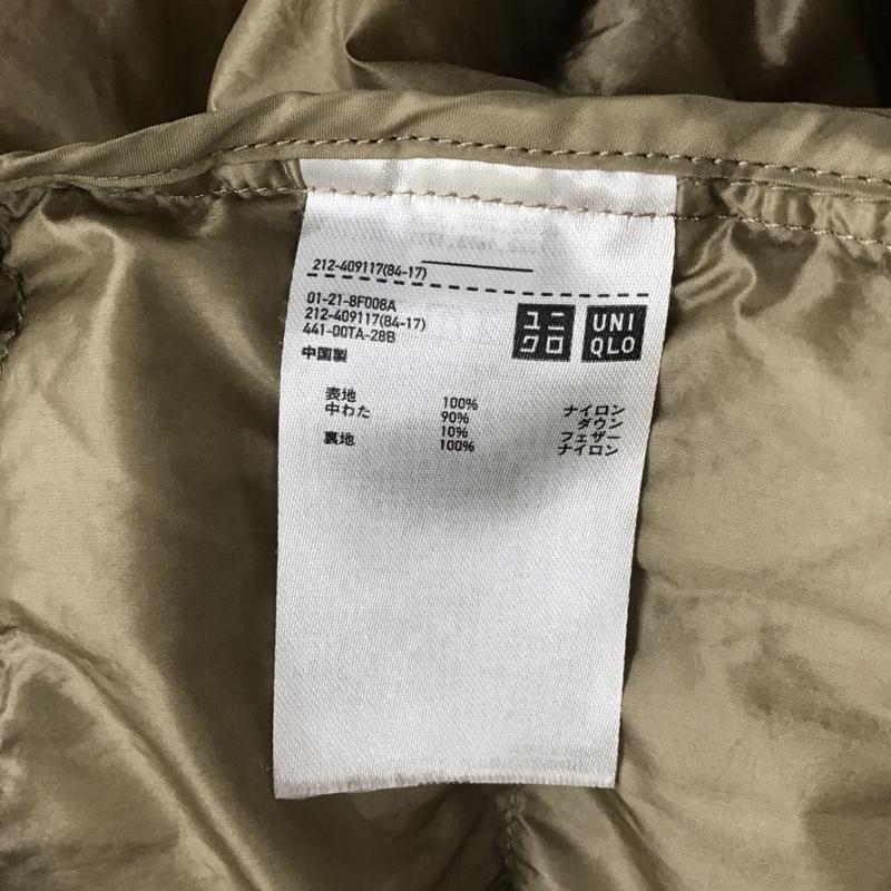 ユニクロ UNIQLO コート コート一般 212-409117 ウルトラライトダウンコンパクトコート L 無地 ベージュ / ベージュ / beige レディース USED 古着 中古 10152569