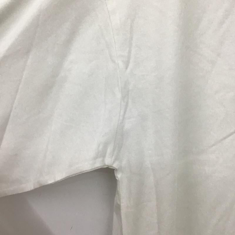 ディスコート Discoat Tシャツ 長袖 タグ付 FREE ロゴ、文字 X 刺繍 白 / ホワイト / white レディース USED 古着 中古 10152571