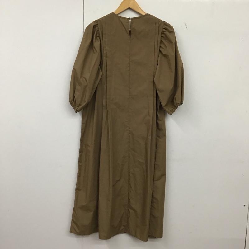 フィフス fifth ワンピース ロングスカート 長袖ロングワンピース フレアスカート M 無地 茶 / ブラウン / brown レディース USED 古着 中古 10152572