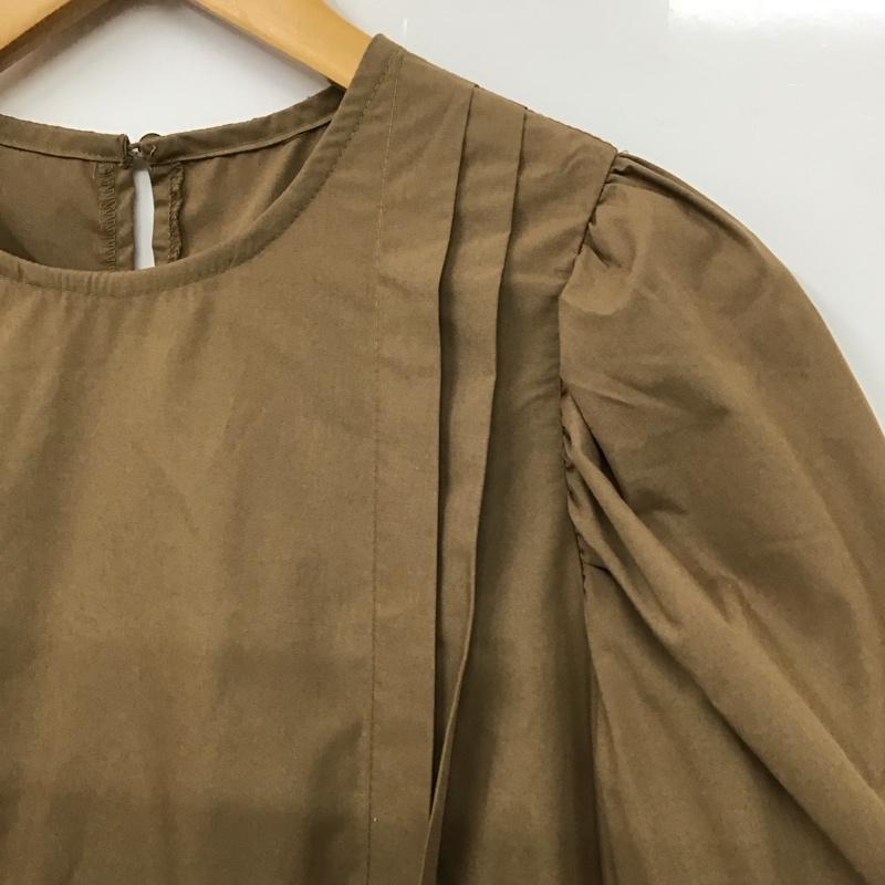 フィフス fifth ワンピース ロングスカート 長袖ロングワンピース フレアスカート M 無地 茶 / ブラウン / brown レディース USED 古着 中古 10152572