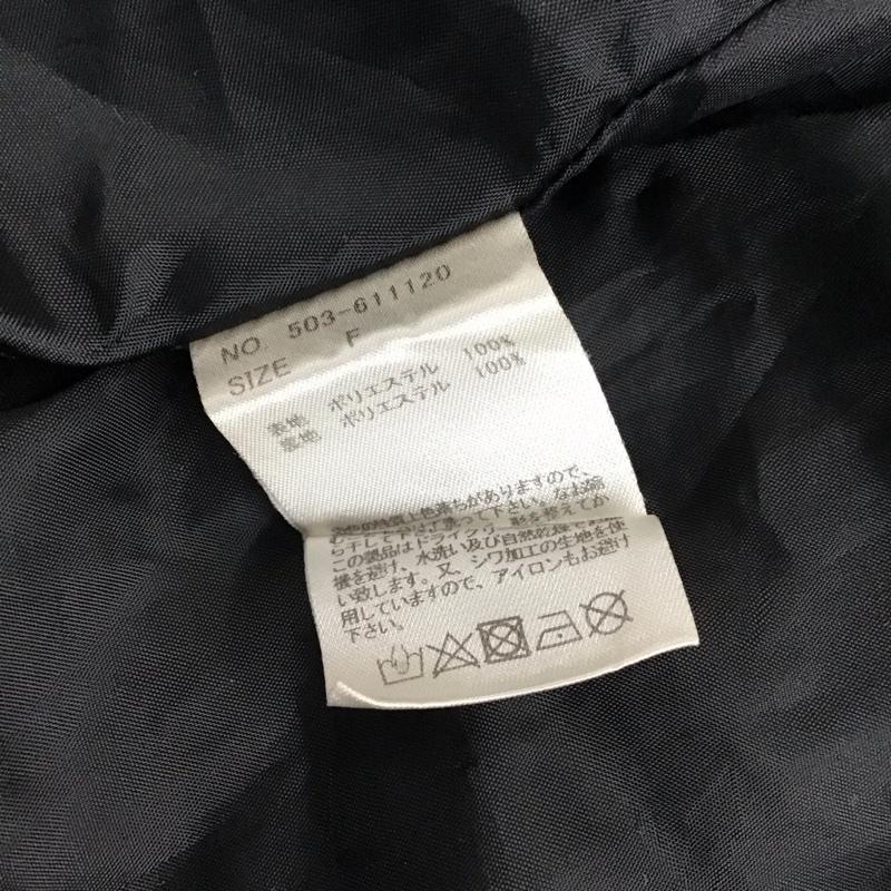 レイカズン Ray Cassin ワンピース ロングスカート 半袖ロングワンピース フレアスカート ウエスト切り替え M プリント 黒 / ブラック / black レディース USED 古着 中古 10152574