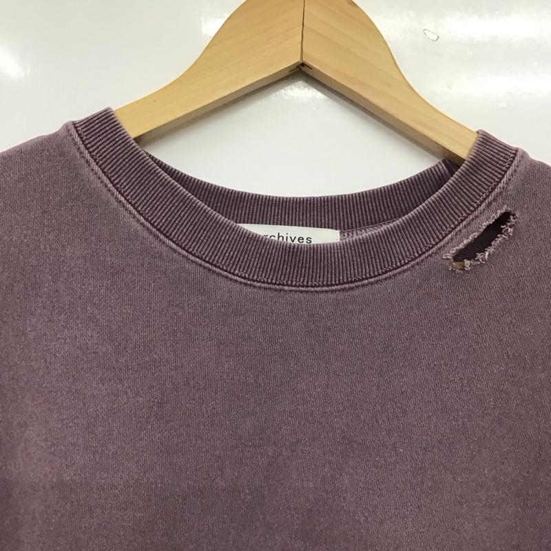 アルシーヴ archives トレーナー 長袖 M 無地 紫 / パープル / purple レディース USED 古着 中古 10152576