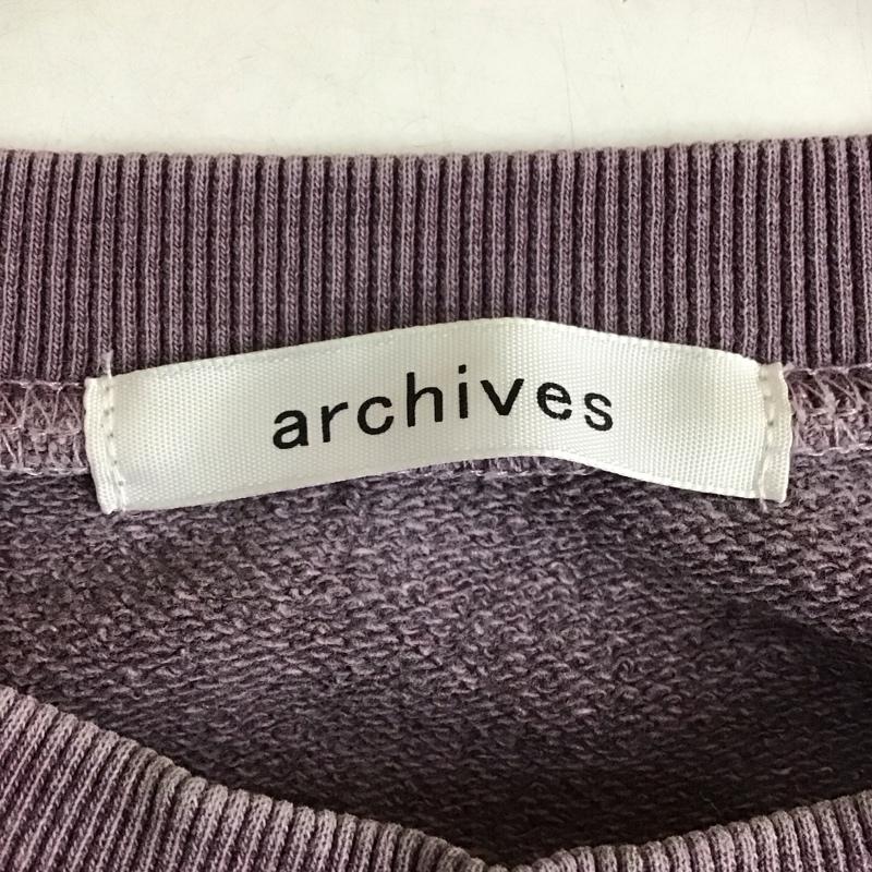 アルシーヴ archives トレーナー 長袖 M 無地 紫 / パープル / purple レディース USED 古着 中古 10152576