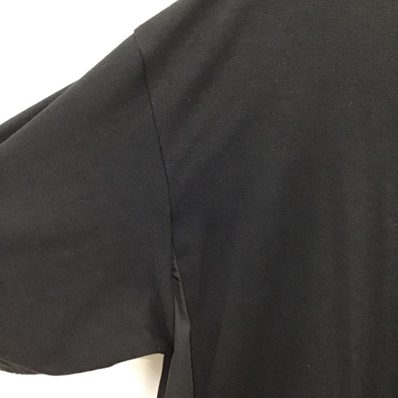 オズモーシス OSMOSIS カットソー 半袖 半袖カットソー 無地Tシャツ Vネックロングカットソー ONE SIZE 無地 黒 / ブラック / black レディース USED 古着 中古 10152577
