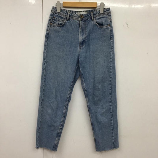 ザラ ZARA パンツ デニム、ジーンズ 36 無地 水色 / ライトブルー / レディース USED 古着 中古 10152578