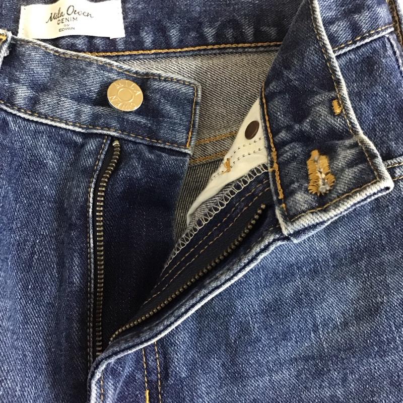 ミラオーウェン Mila Owen パンツ デニム、ジーンズ 09WFP211306 寸たらセンタープレスデニム 0 無地 青 / ブルー / blue レディース USED 古着 中古 10152585