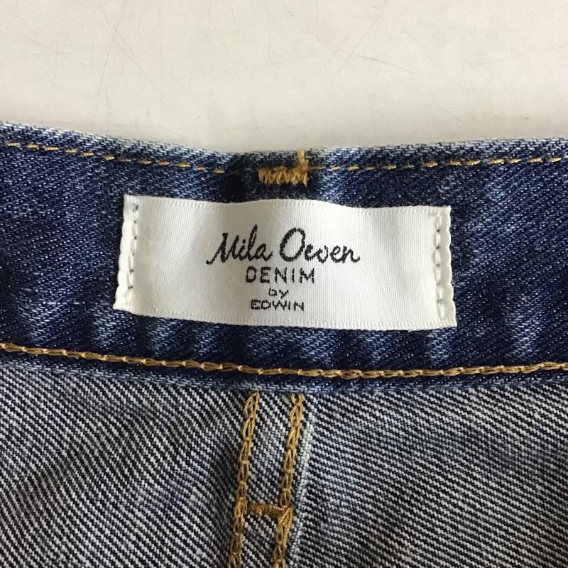 ミラオーウェン Mila Owen パンツ デニム、ジーンズ 09WFP211306 寸たらセンタープレスデニム 0 無地 青 / ブルー / blue レディース USED 古着 中古 10152585